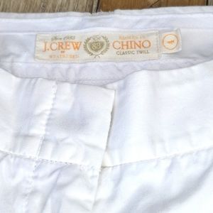 J.CREW WEATHERED white SHORTS size 4